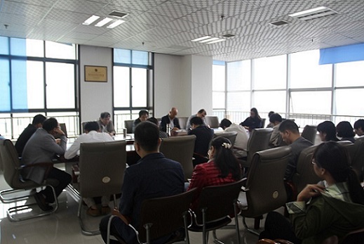 設計研究院認真?zhèn)鬟_落實干部大會精神