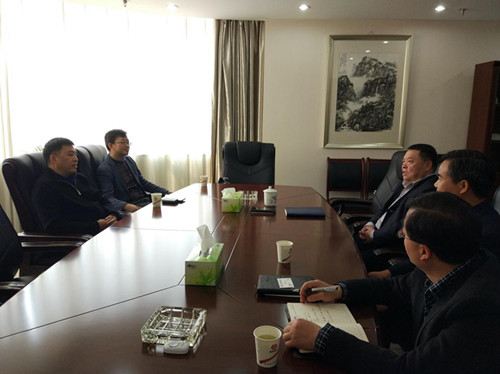 中宇金匯實業(yè)有限公司董事長涂志凱一行蒞臨建設集團交流座談