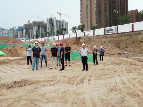 陜煤建設(shè)渭南分公司第五項(xiàng)目部禮悅閣項(xiàng)目3#、5#樓基坑驗(yàn)槽順利通過