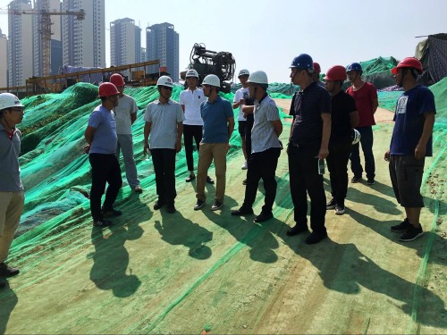 陜煤建設(shè)澄合分公司第十一項(xiàng)目部中科遙感項(xiàng)目3#、基槽順利通過(guò)驗(yàn)收