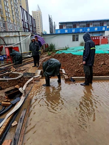 陜煤建設(shè)澄合分公司基層單位雨期來臨防汛忙