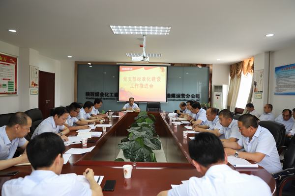 陜煤建設(shè)洗選煤運(yùn)營公司全面推進(jìn)基層黨支部標(biāo)準(zhǔn)化建設(shè)工作