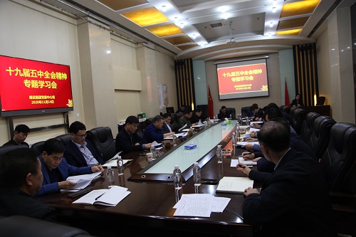 建設(shè)集團(tuán)召開專題會議學(xué)習(xí)黨的十九屆五中全會精神