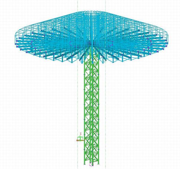 陜煤建設(shè)銅煤公司施工的四川中儲糧超規(guī)模危險(xiǎn)性較大工程淺圓倉鋼桁架高支撐體系施工順利實(shí)施
