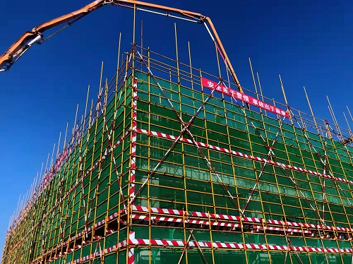 陜煤建設(shè)綠宇公司：承建的神渭管運富余煤漿應用工程1#倒班樓順利通過主體驗收