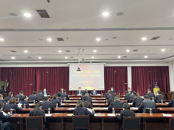 建設(shè)集團(tuán)大秦置業(yè)公司召開職工大會(huì)暨2022年工作會(huì)、安全會(huì)