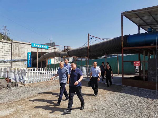 韓城礦業(yè)有限公司領(lǐng)導蒞臨陜煤建設礦建二公司第二項目部檢查指導工作