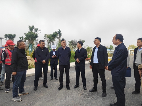 榆林市委副書記、市委黨校校長李雄斌一行蒞臨榆林市委黨校新校區(qū)建設(shè)項目檢查指導(dǎo)工作