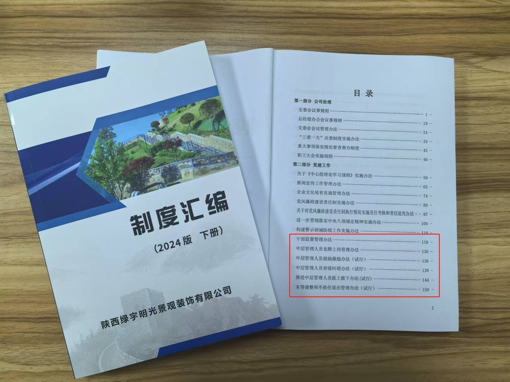 陜煤建設(shè)綠宇公司：嚴(yán)抓嚴(yán)管，強(qiáng)化干部管理效能