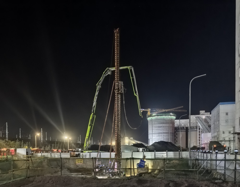 陜煤建設(shè)天工公司土建第十項(xiàng)目部：168小時(shí)，“旋”出加速度