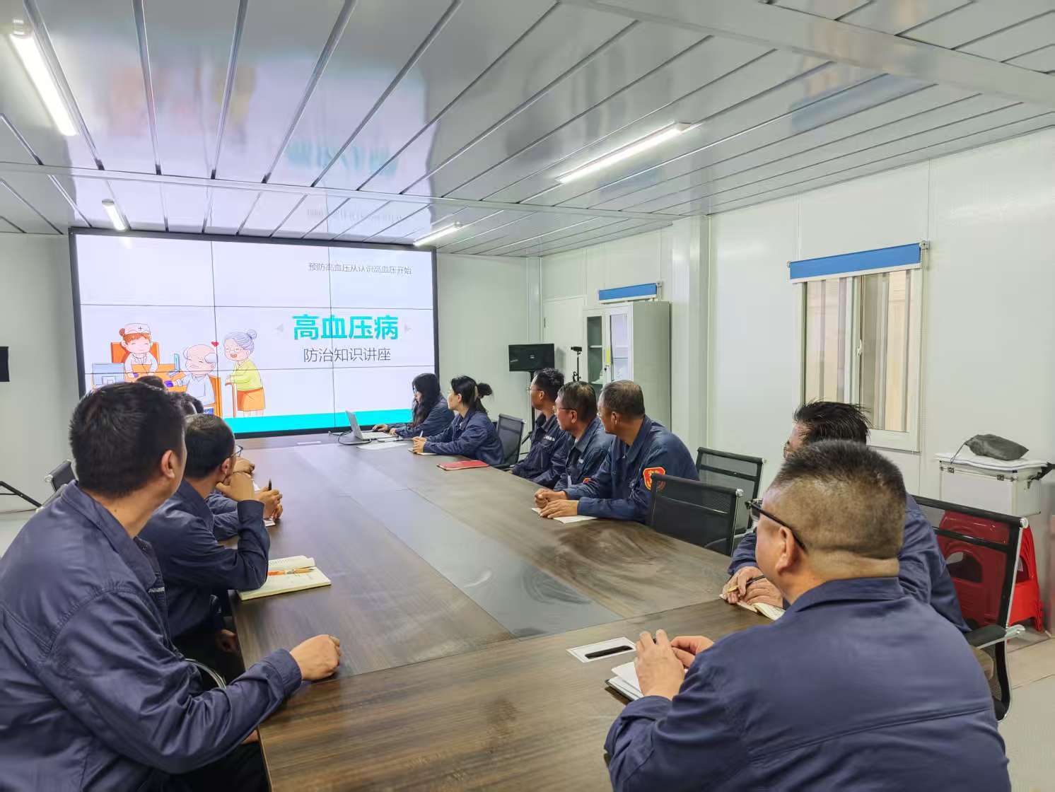 陜煤建設(shè)韓城分公司土建四項(xiàng)目部同筑健康防線，共守職工美好明天