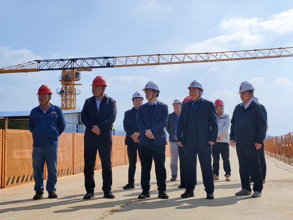 省紀(jì)委監(jiān)委駐陜煤集團紀(jì)檢監(jiān)察組組長、集團黨委委員、紀(jì)委書記閆恒光一行深入陜煤汨羅電廠項目調(diào)研指導(dǎo)工作